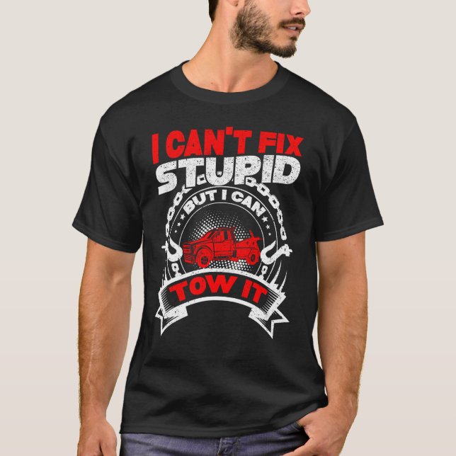 Camiseta Chocante de camión que destroza mi camioneta no pu (Anverso)