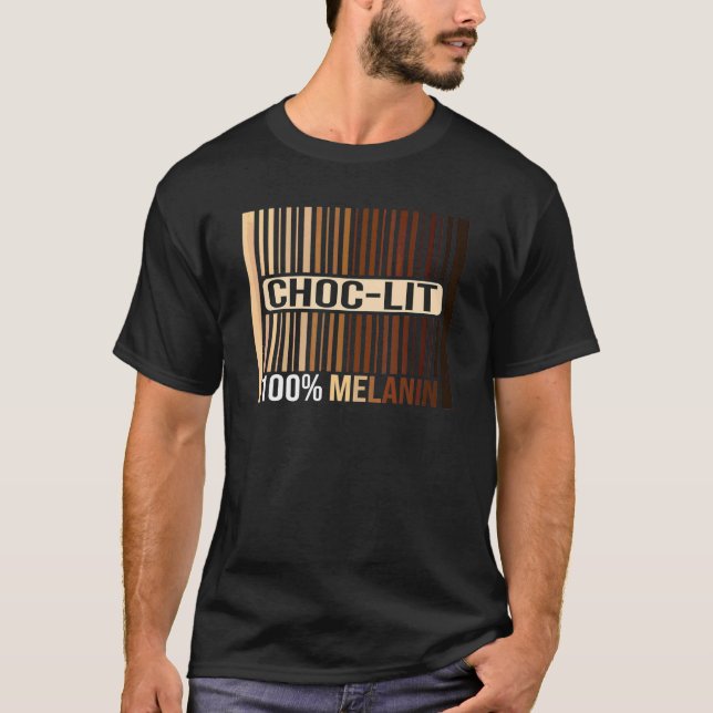 Camiseta Chocli Choc Lit Choclit 100 Melanin (Anverso)