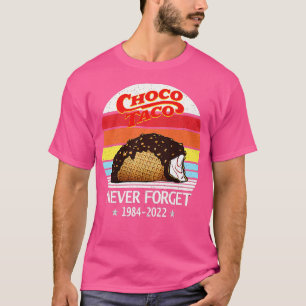 Camiseta Choco Taco nunca olvida el estilo retro Funny Prem