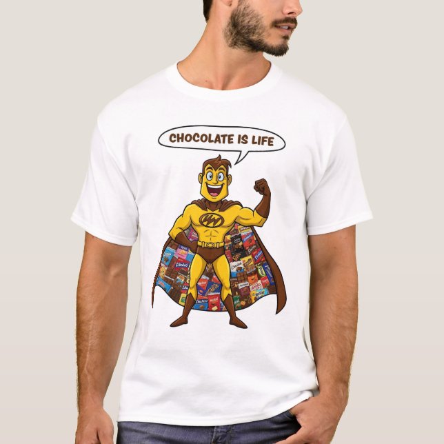 Camiseta ChocoArtisan: Hecho con Amor (Anverso)