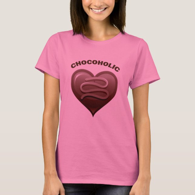 CAMISETA CHOCOHOLIC (Anverso)
