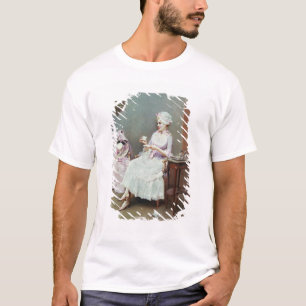 Camiseta Chocolate caliente (aceite en lona)