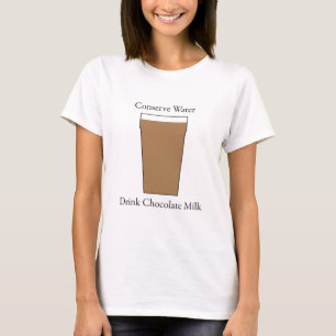 Camiseta Chocolate caliente de la bebida del agua de