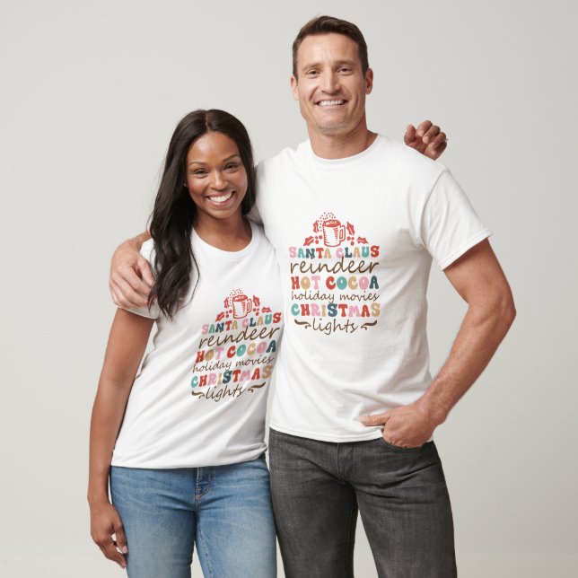 Camiseta Chocolate Caliente de Santa Claus - Navidad (Unisexo)