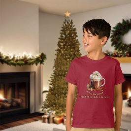 Camiseta Chocolate caliente para navidades es Guay Kids