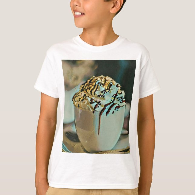 Camiseta chocolate con crema de helado (Anverso)