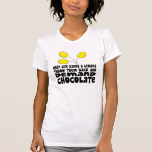 Camiseta Chocolate de la demanda