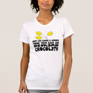 Camiseta Chocolate de la demanda