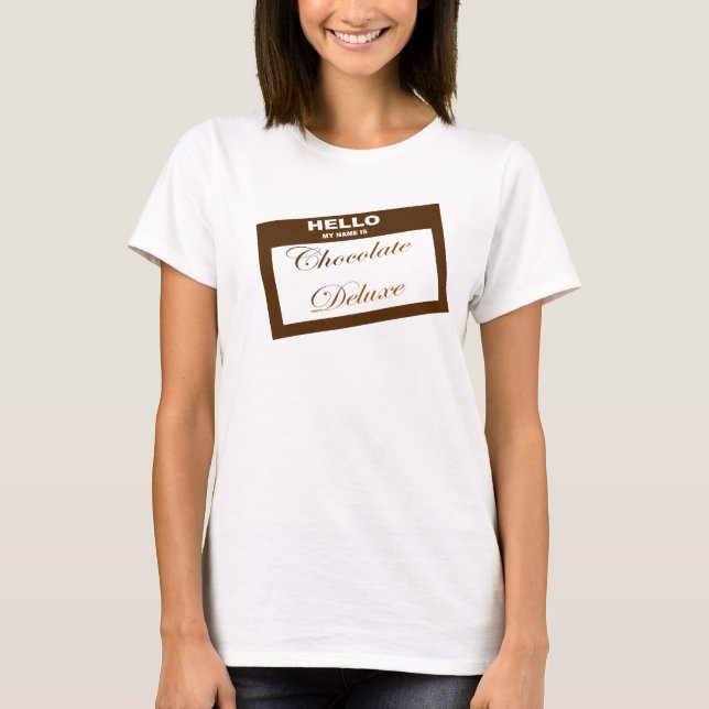 Camiseta Chocolate de lujo (Anverso)