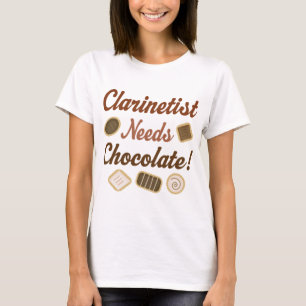 Camiseta Chocolate del Clarinetist