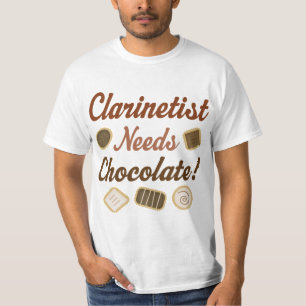 Camiseta Chocolate del Clarinetist