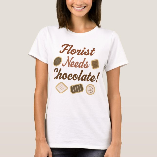 Camiseta Chocolate del florista (Anverso)