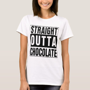 Camiseta Chocolate directo fuera
