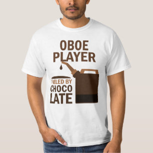 Camiseta Chocolate (divertido) del jugador de Oboe