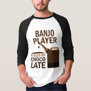 Camiseta Chocolate (divertido) del jugador del banjo