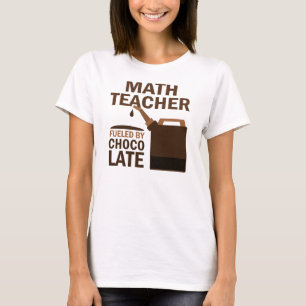 Camiseta Chocolate (divertido) del profesor de matemáticas