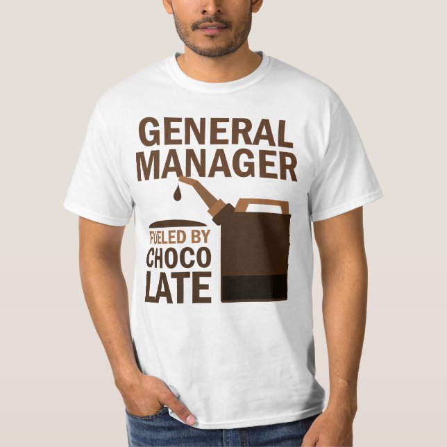 Camiseta Chocolate (divertido) director general (Anverso)