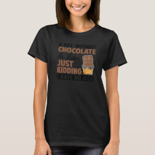 Camiseta Chocolate Guay Para Hombres Mujeres Candía De Choc