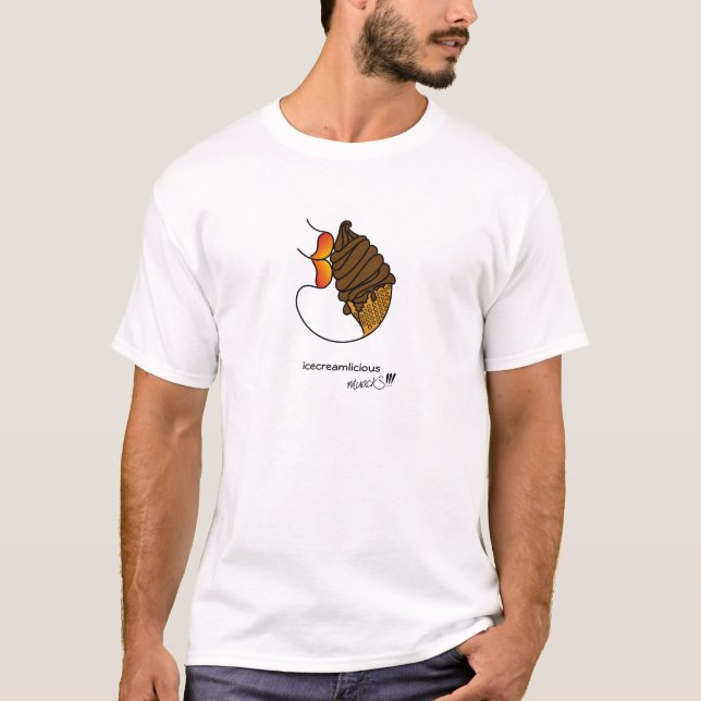 Camiseta chocolate helado (Anverso)
