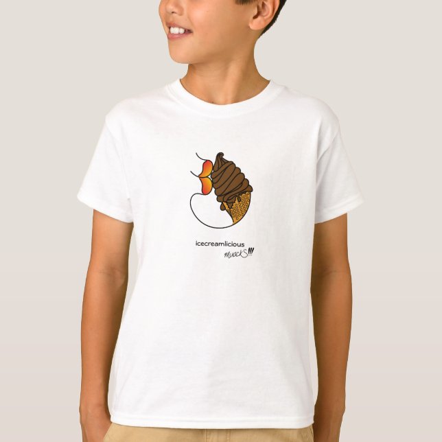 Camiseta chocolate helado (Anverso)