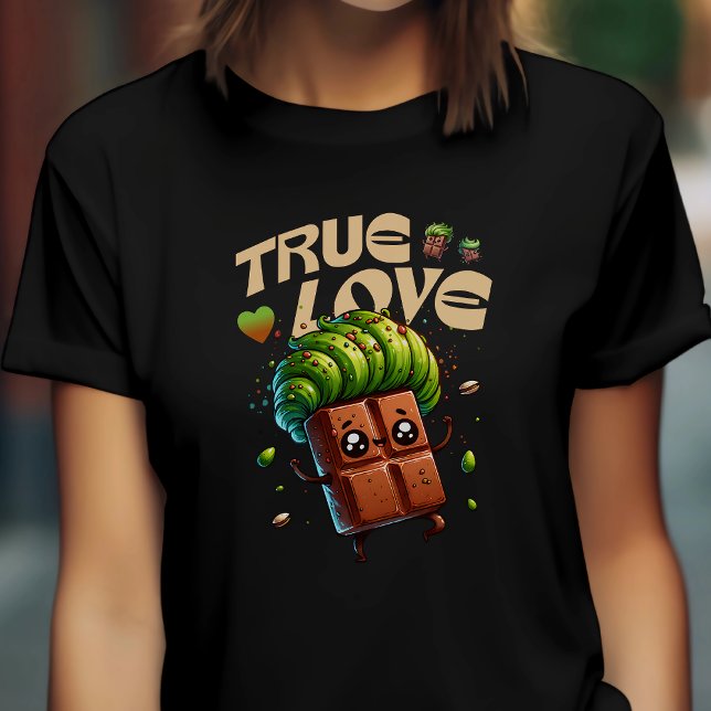 Camiseta Chocolate kawaii pistachio divertido en el Día de  (Subido por el creador)