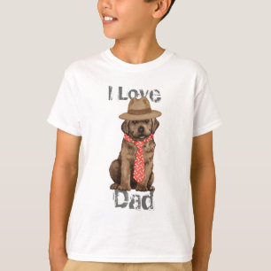 Camiseta Chocolate Lab Dad