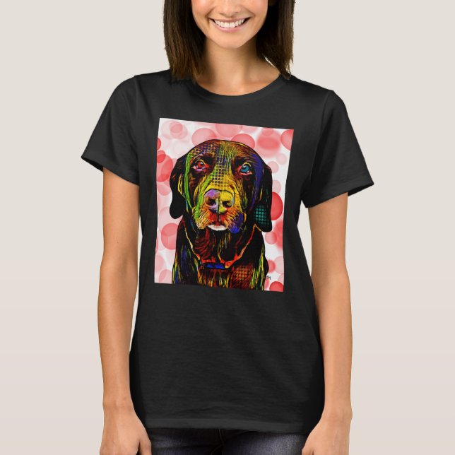 Camiseta Chocolate Lab Scoop (Anverso)