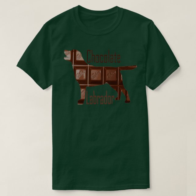 Camiseta Chocolate Labrador  (Diseño del anverso)