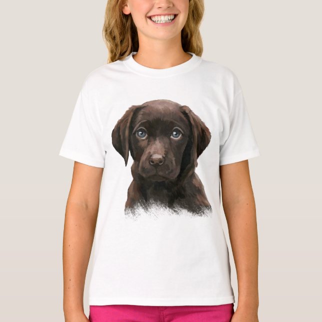 Camiseta Chocolate Labrador (Anverso)