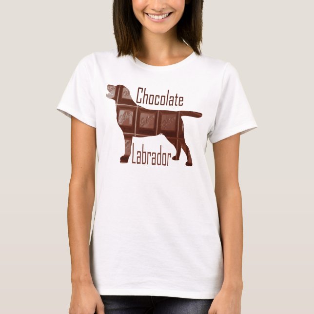 Camiseta Chocolate Labrador (Anverso)
