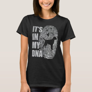 Camiseta Chocolate Labrador ADN Perro Mamá Papá Perro