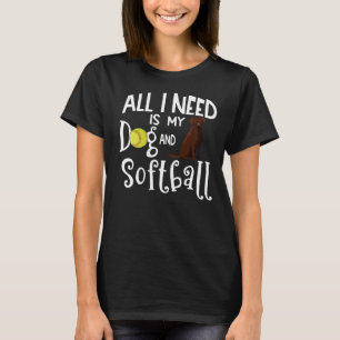 Camiseta Chocolate Labrador Recuperador Perro Softball Play