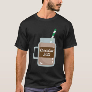 Camiseta Chocolate Leche Cute Ladres De Leche Funny Gift Ho