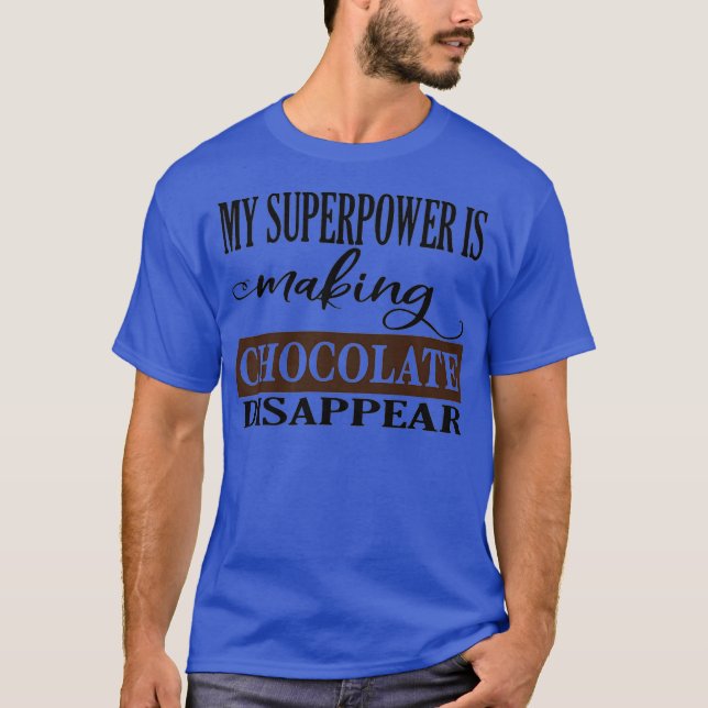 Camiseta Chocolate Lover Candy Bar Baker Junk Food Diet (Anverso)