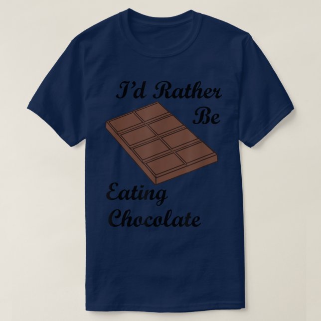 Camiseta Chocolate Lover Cocoa Comer Chocolate (Diseño del anverso)