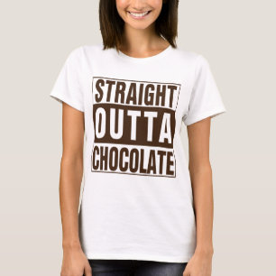 Camiseta Chocolate marrón directo