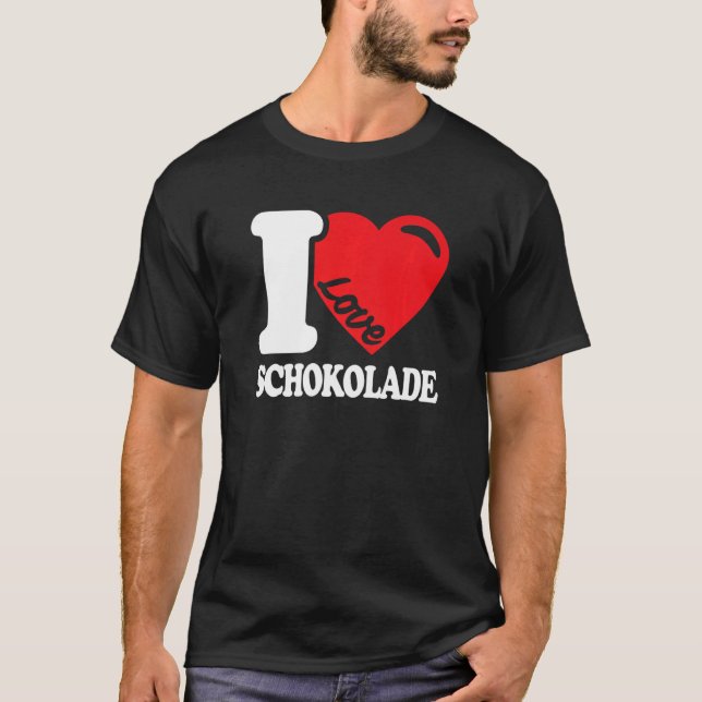 Camiseta Chocolate me encanta el chocolate 4 (Anverso)