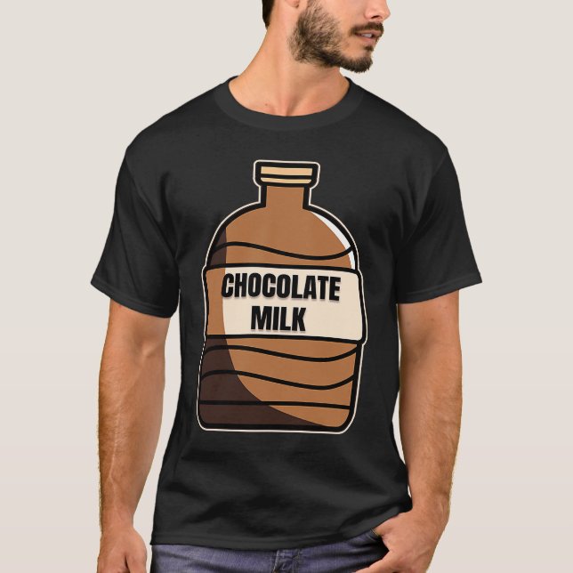 Camiseta Chocolate Milk Costume Food Eater Graphic (Anverso)