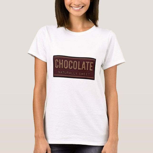 Camiseta Chocolate Naturally Sweet (Anverso)