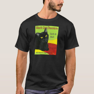 Camiseta Chocolate, oscuridad y ricos del gato negro