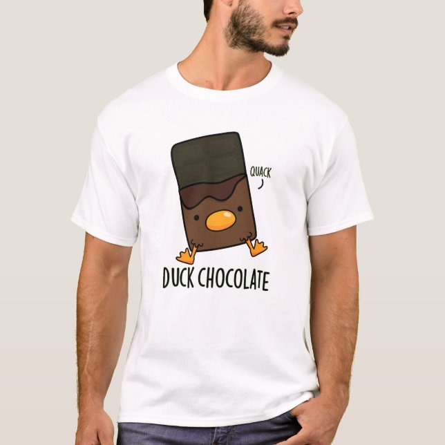 Camiseta Chocolate pack Funny Pun de chocolate oscuro (Anverso)