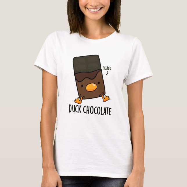 Camiseta Chocolate pack Funny Pun de chocolate oscuro (Anverso)