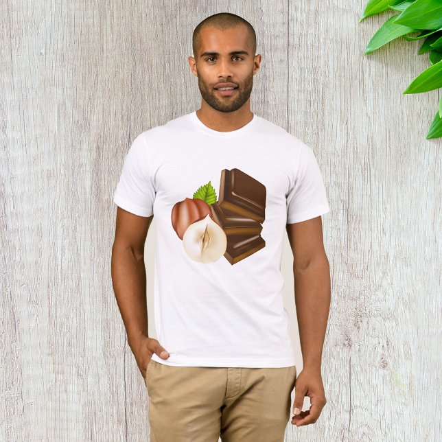 Camiseta Chocolate Pieces Mens T-Shirt (Subido por el creador)