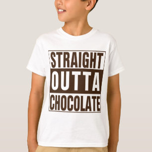Camiseta Chocolate recto de Outta Brown
