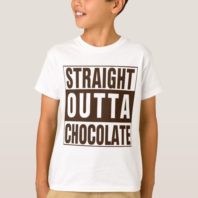 Camiseta Chocolate recto de Outta Brown (Anverso)