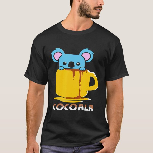 Camiseta Chocolate Y Café Cocoala Koala (Anverso)