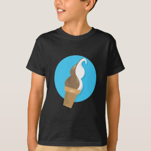 Camiseta Chocolate y cono poner crema de Vanilla Ice