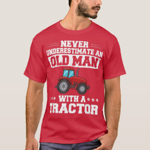 Camiseta Chófer de agricultor de tractores para hombres asi