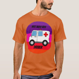 Camiseta chofer de ambulancia para personas a las que les g