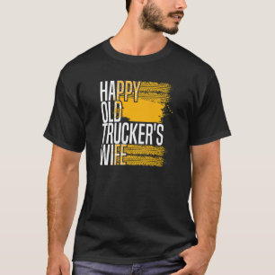 Camiseta Chófer de camión de hombres esposa camionetas gran